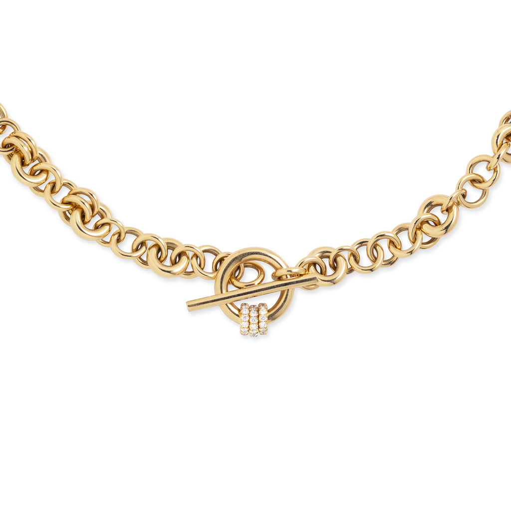 Atlantis Gold Pavé Necklace