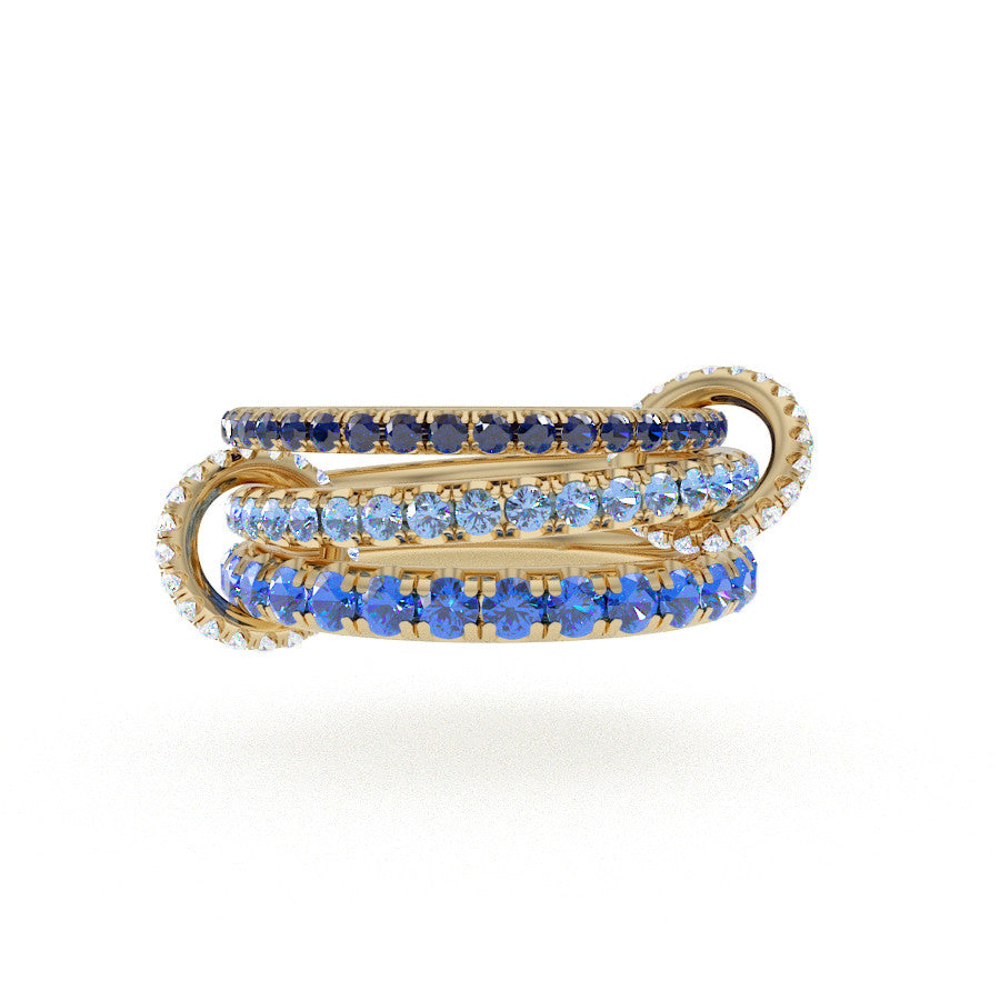 Custom 3 Band Ring for Brogen - size 7