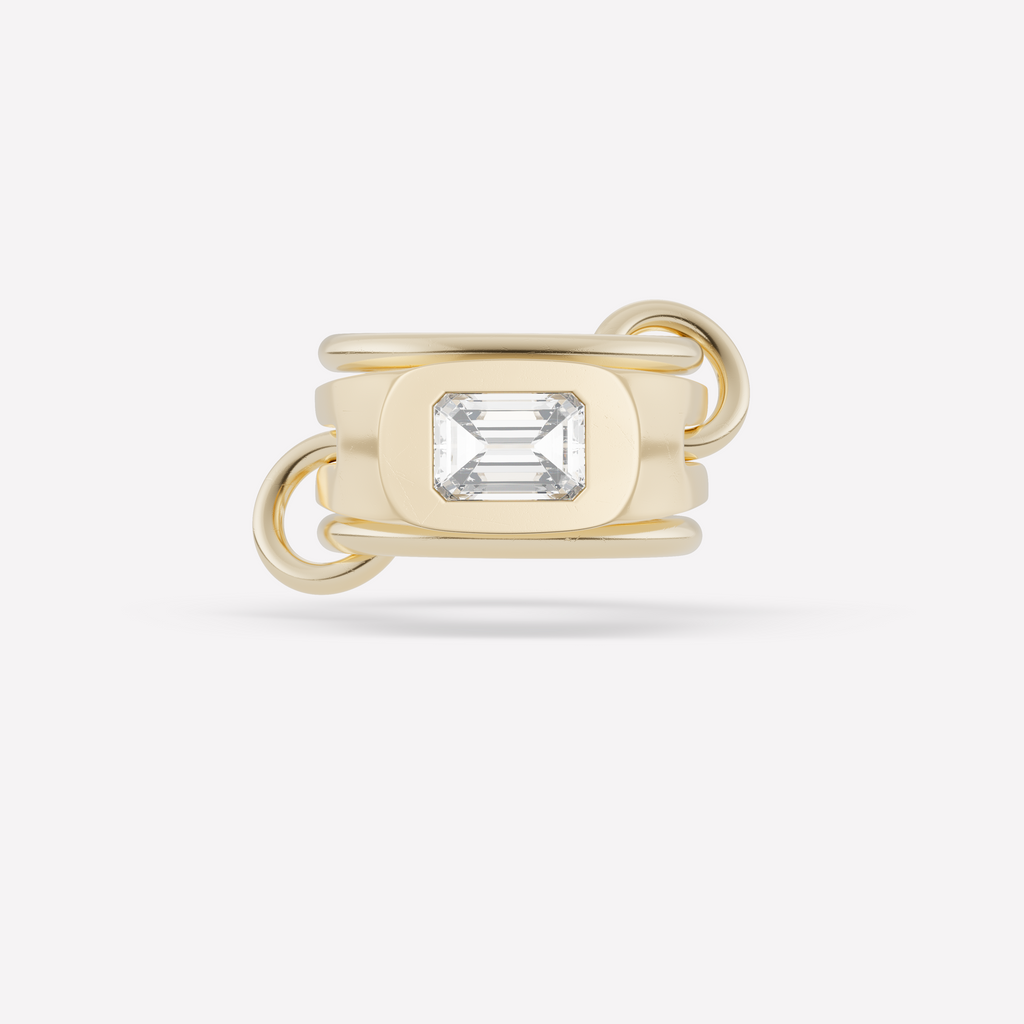 Harlow Emerald Cut YG