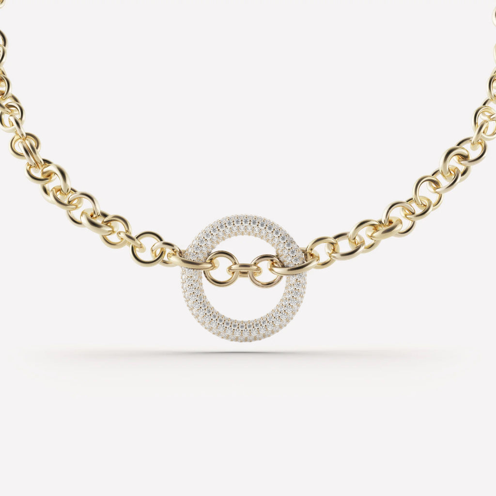 Interlocking Pendant Necklace