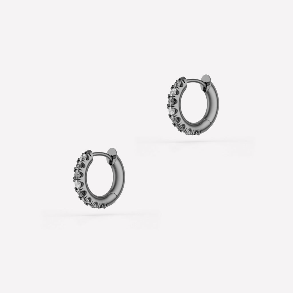 Mini Micro Hoop Pavé