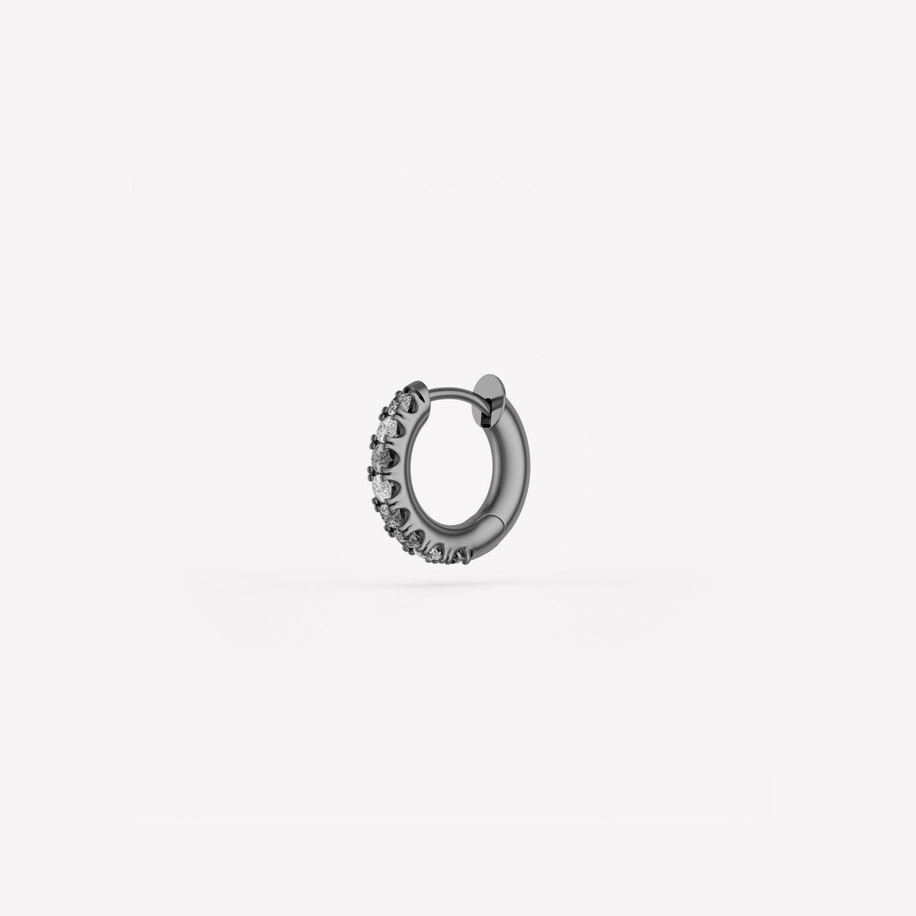 Mini Micro Hoop Pavé