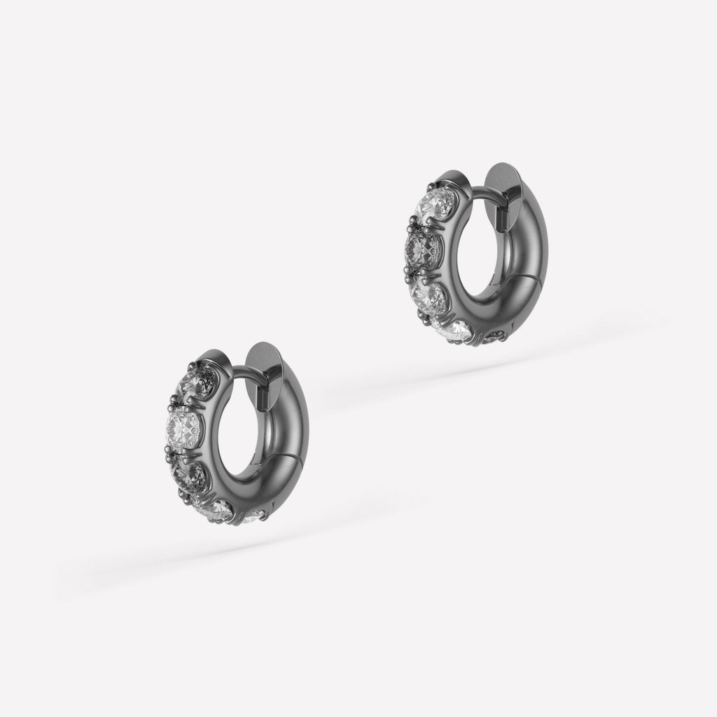 Mini Macro Hoop Pavé 1