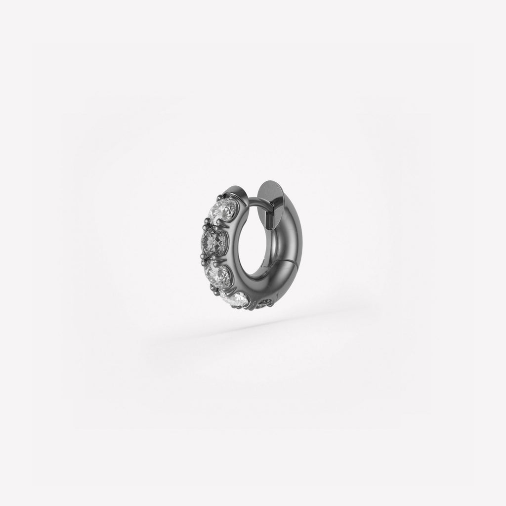 Mini Macro Hoop Pavé 1