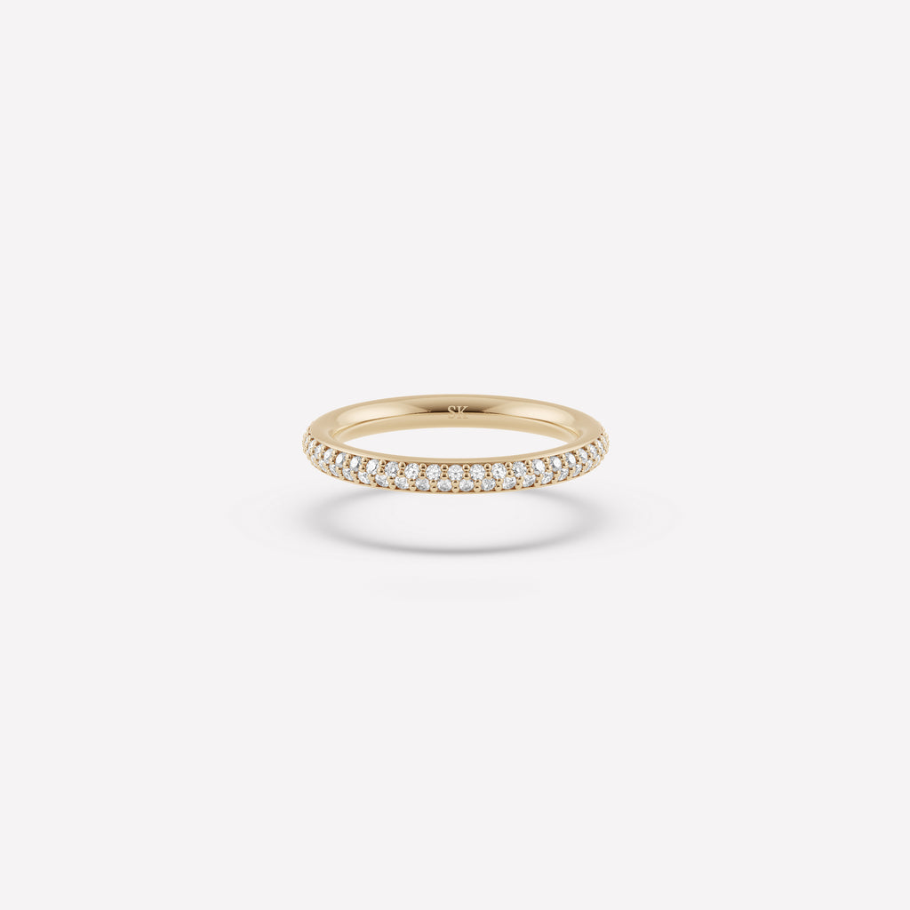 2.8mm Pavé Single Band (2 Row)