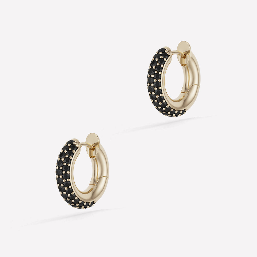 Macro Hoop Pavé