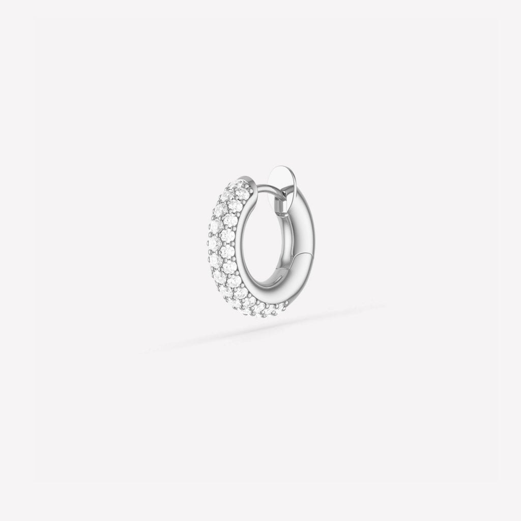 Macro Hoop Pavé