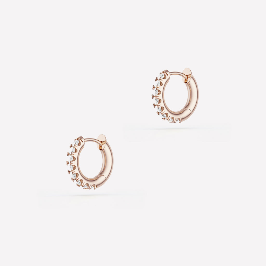Mini Micro Hoop Pavé