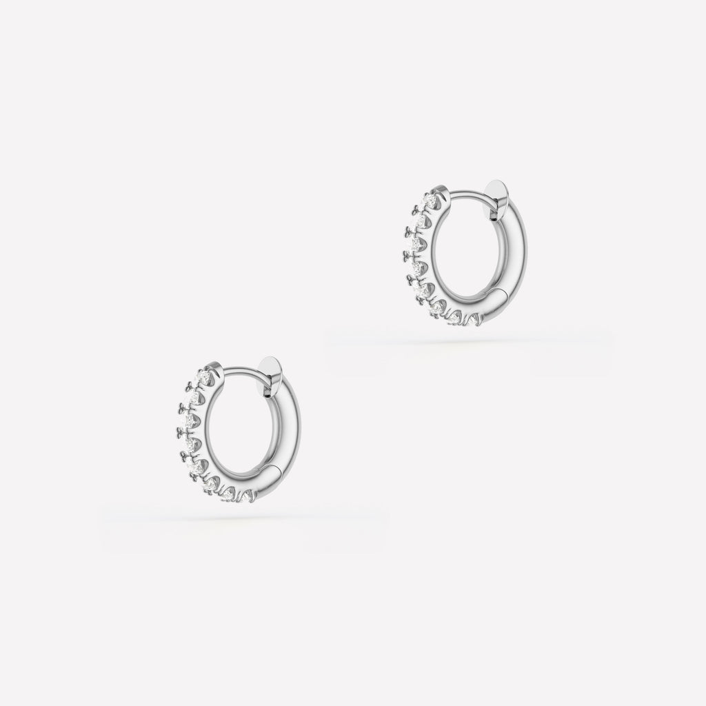 Mini Micro Hoop Pavé