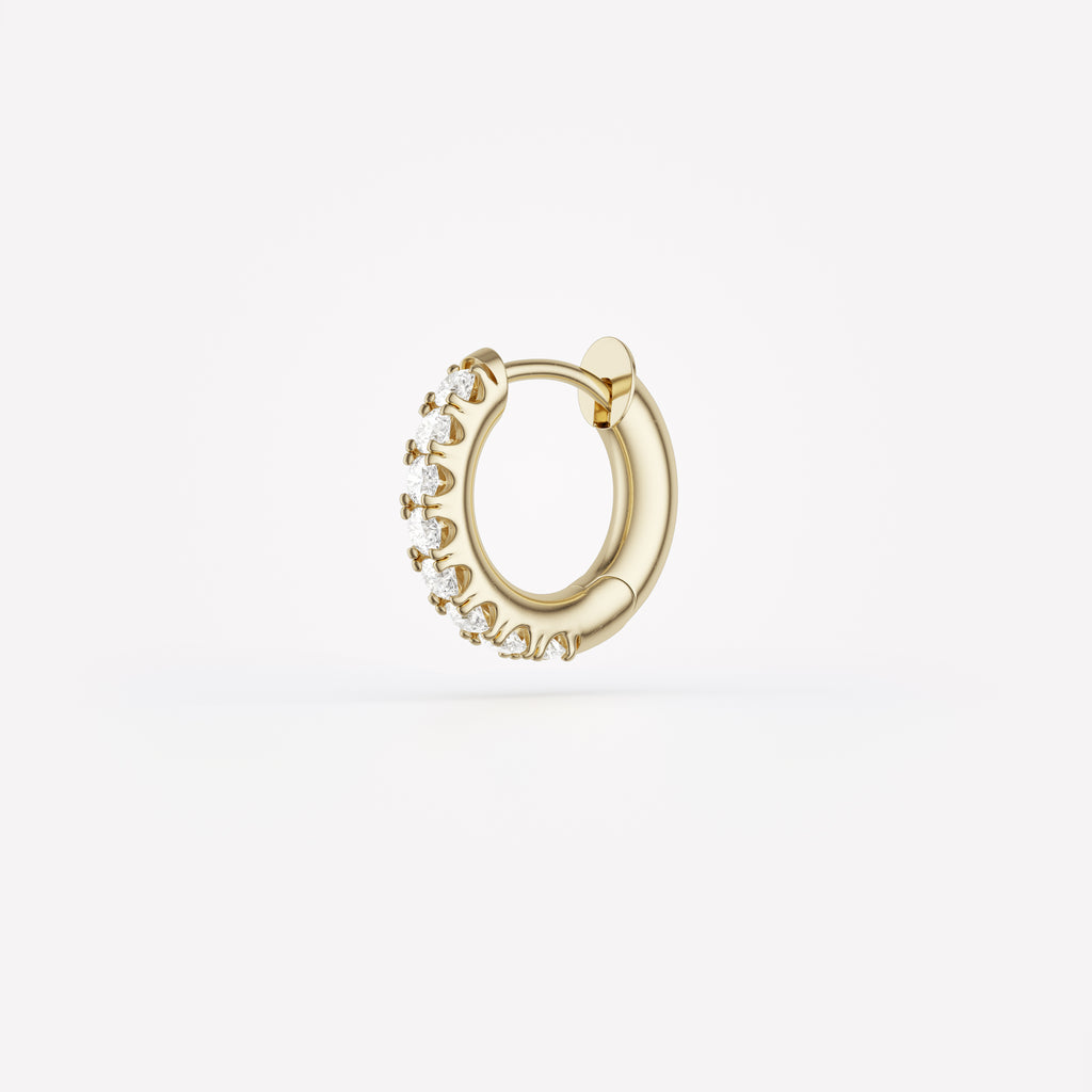 Mini Micro Hoop Pavé