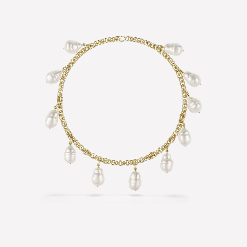 Margarite Baroque Pearl Necklace