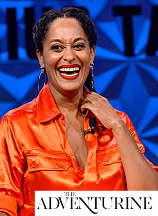 The Adventurine helps us Get Inspired by the Summer Jewels of Celebs with Tracee Ellis Ross wearing the Altaire hoop earrings