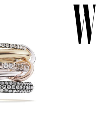 The Spinelli Kilcollin classic Nexus ring is featured in WMagazine.com in the 22 Unique Jewelry Gift Ideas for Mother's Day!