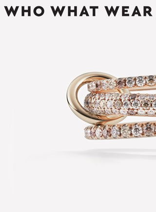 WhowhatWear.com features the Spinelli Kilcollin Nova Rose in the Stunning Stackable rings for the Modern Bride story.