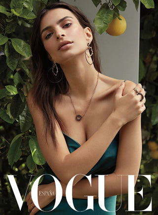 Vogue.es featured the Emily Ratajkowski x Spinelli Kilcollin collaboration in their “The Jewelry That We Will Wear This Summer Has Been Designed (of course) by Emily Ratajkwoski" article.