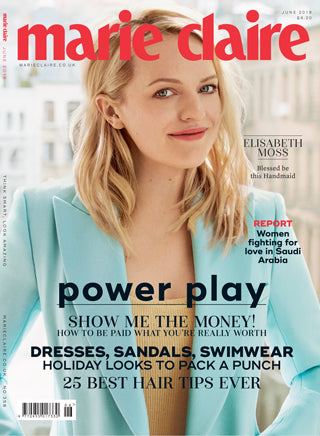 Marie Claire UK’s June cover girl, Elizabeth Moss, is featured in the Maid In Manhattan story wearing Spinelli Kilcollin Luna and Venus WG ring