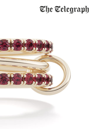 The Telegraph selects the Spinelli Kilcollin Juno ring in the Ruby jewelry for July Birthdays article