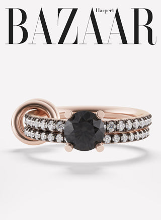 Spinelli Kilcollin featured in the “20 + Black Diamond Engagement Rings for the Edgy Bride” on harpersbazaar.com