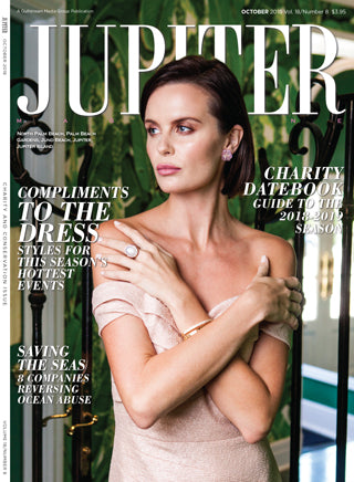 Spinelli Kilcollin featured in The Palm Beacher and Jupiter Magazine’s October 2018 issue, highlighting the Renè Ring