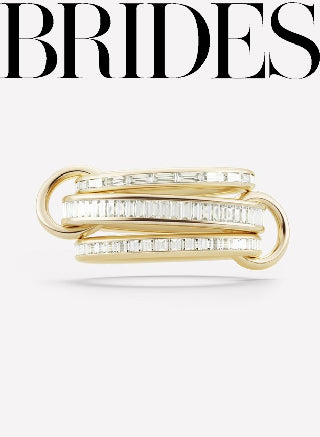 Spinelli Kilcollin featured in the “62 Extraordinary Baguette Wedding Bands for Every Style” on Brides.com