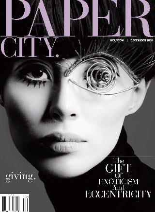 Spinelli Kilcollin featured in Paper City December 2018 issue, highlighting the Cancer YG ring