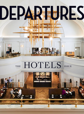 Spinelli Kilcollin featured in August edition of Departures, including the Juno ring on your hotel shopping list.