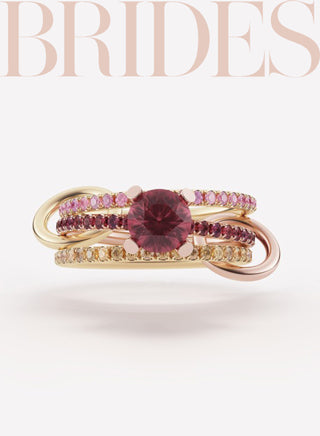 Spinelli Kilcollin featured in the “47 Ruby Red Engagement Ring Ideas & Styles” on Brides.com.