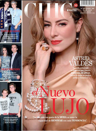 Spinelli Kilcollin featured in “Jewelry: Top Trends” (page 94) in the September 2019 issue of Chic Magazine Monterrey.