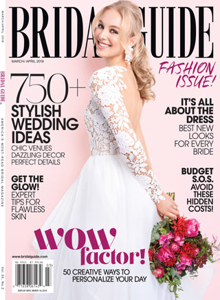 Spinelli Kilcollin featured in Bridal Guide March/April 2019 issue, highlighting the Amor Ring