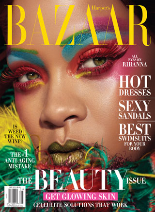 Spinelli Kilcollin featured in Harper’s Bazaar May 2019 issue, highlighting the Barton Perreira x Spinelli Kilcollin sunglasses