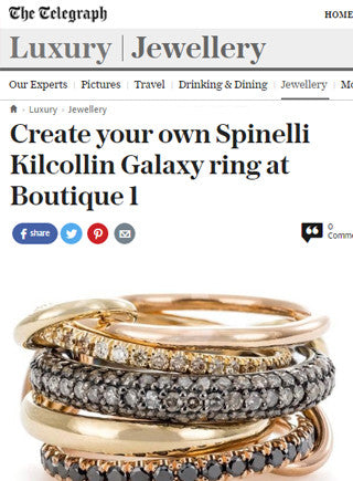 Telegraph UK Luxury on Spinelli Kilcollin Custom Events