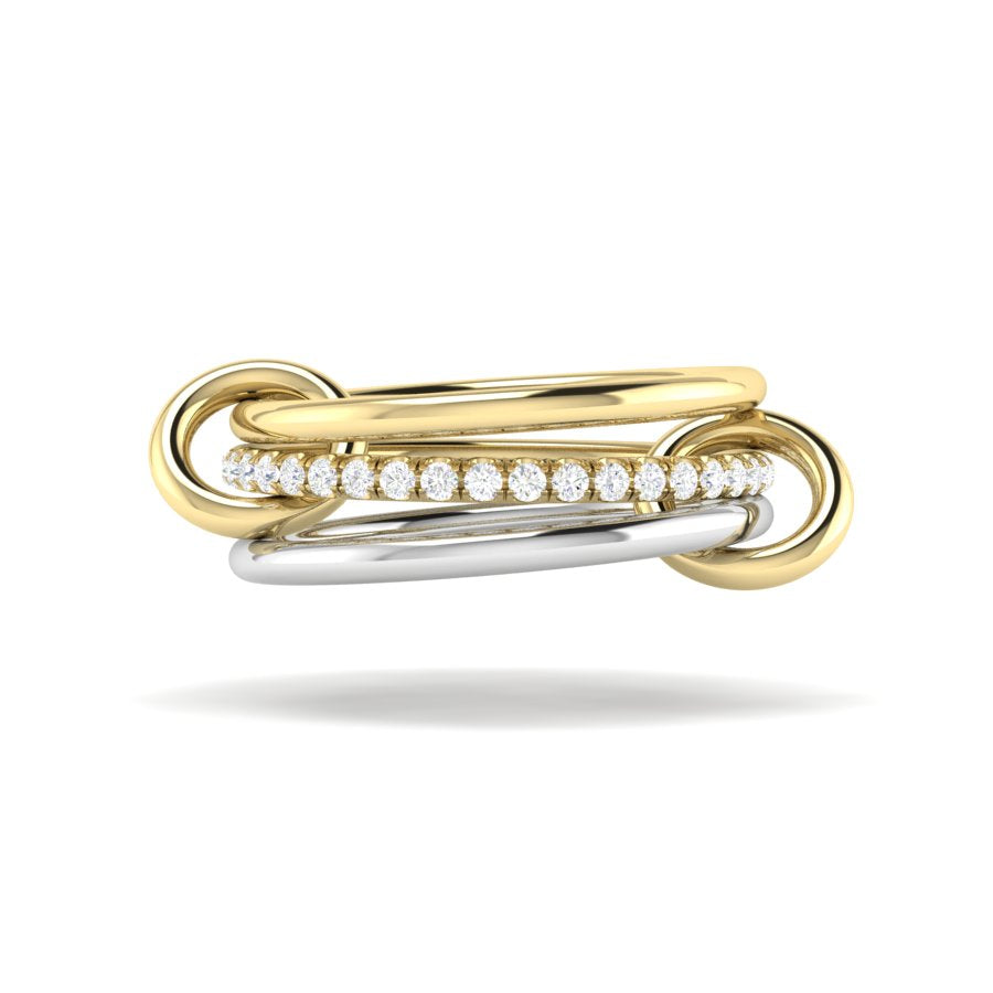 Custom 3 band ring for Elli - size 7