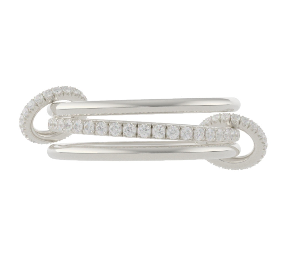 Custom 3 Band (White Gold version) for Niko Vasandani - size 8.5