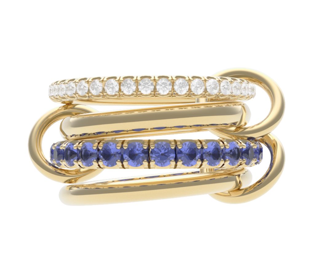 Custom 4 band ring for Julie - size 7 (50% deposit)