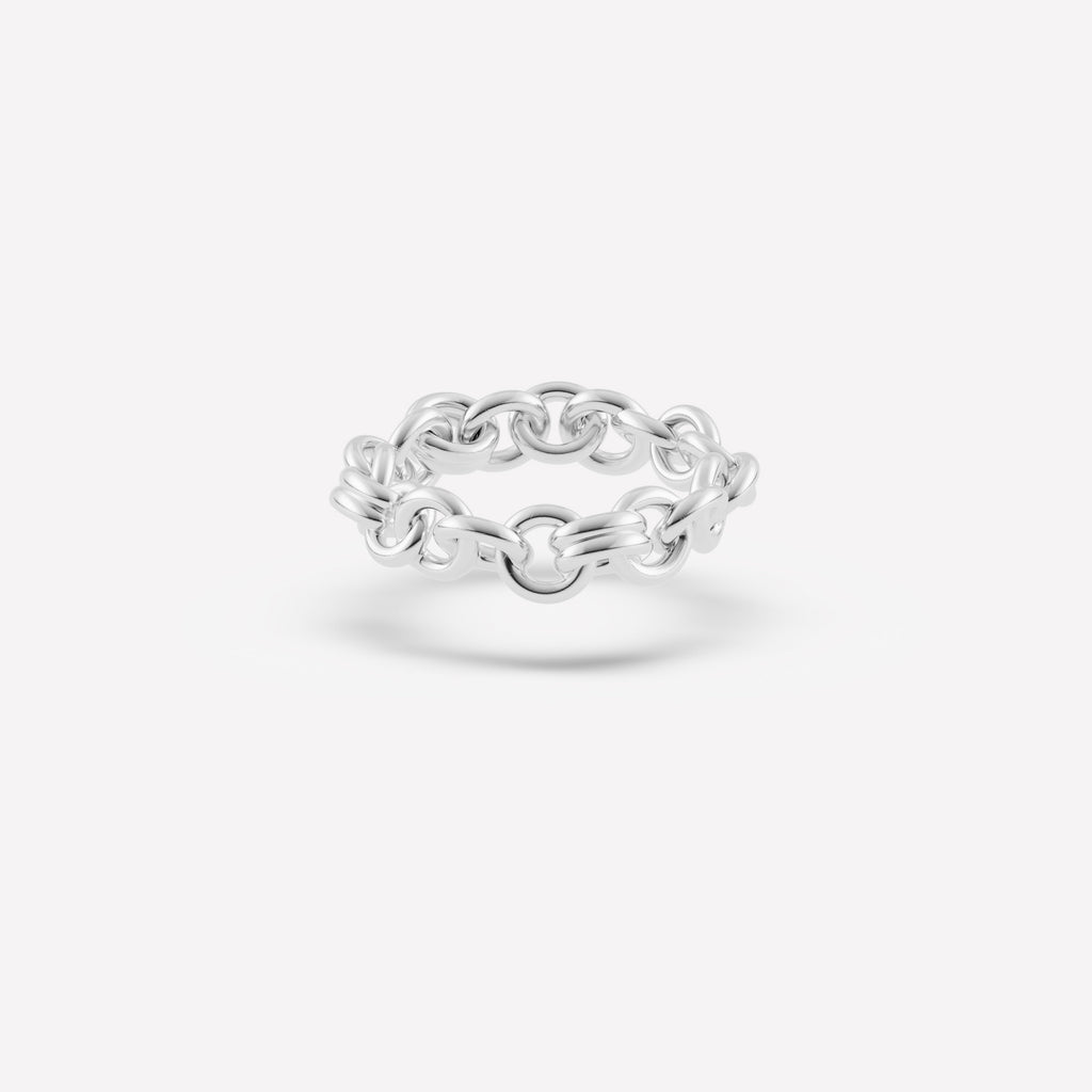 Medium Fused Serpens Ring Silver (VIP)