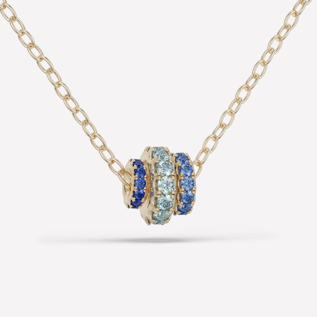 Vesta YG Bleu Necklace (VIP)
