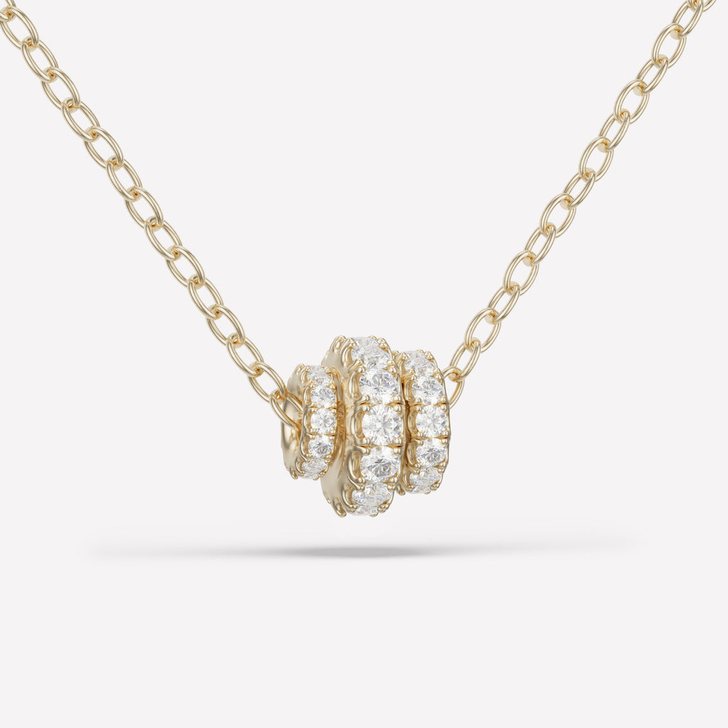 Vesta YG Pavé Necklace (VIP)